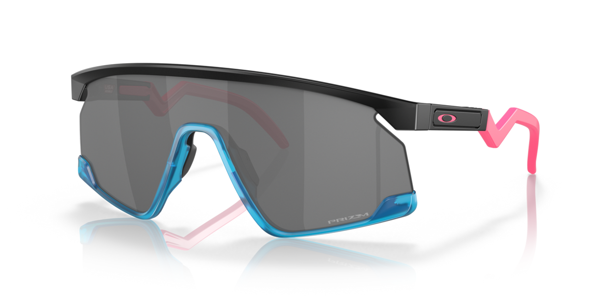 Oakley BXTR ochelari de soare cu ramă Matte Black și lentile Prizm, 39