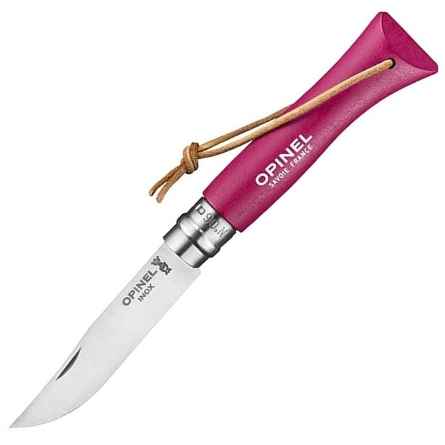 Opinel VRI N°06 Inox Trekking briceag, roz