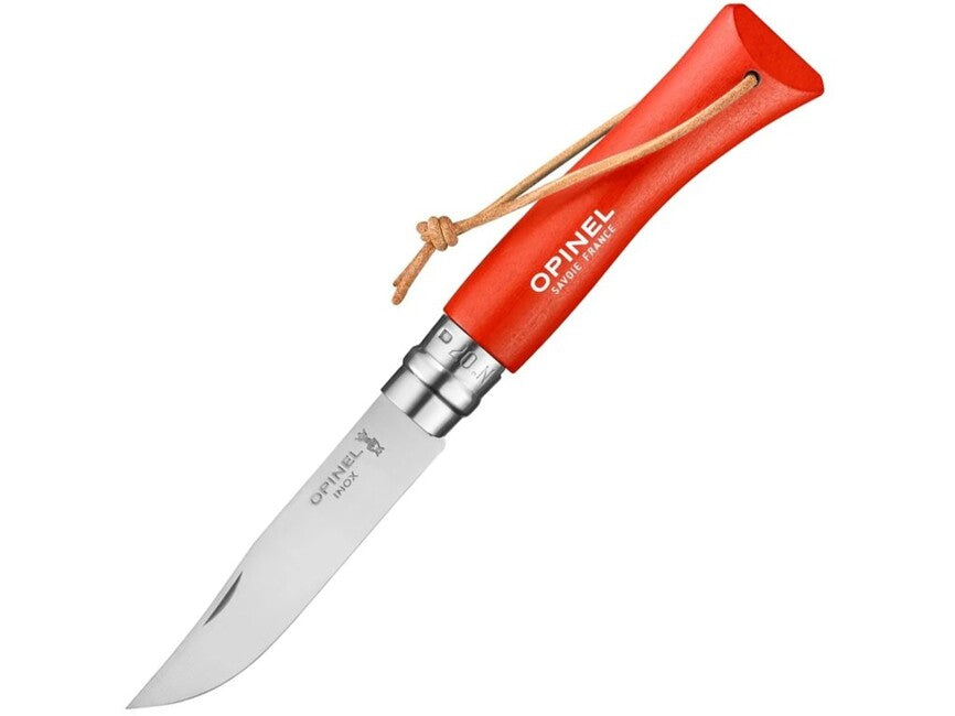 Opinel VRI N°07 Inox briceag Trekking, portocaliu