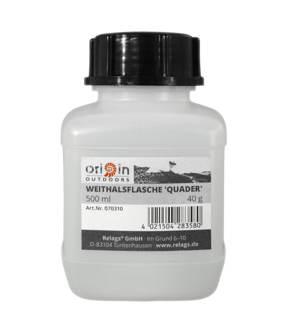Origin Outdoors Cuboid sticlă cu gură largă, 500 ml, diametru gură 50 mm