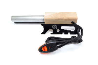 Origin Outdoors Firesteel amnar 2 în 1, maro