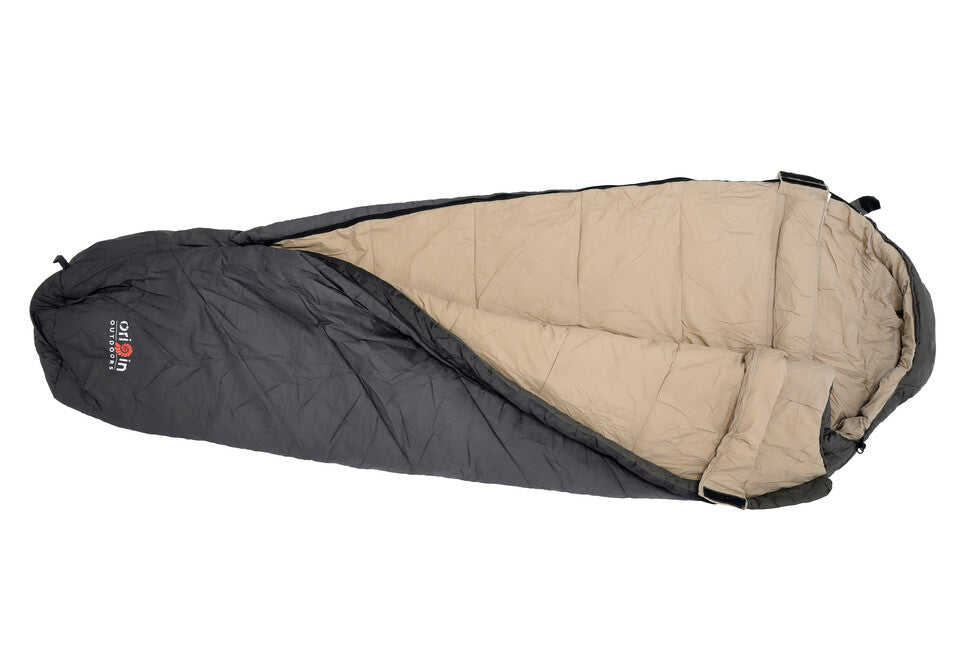 Origin Outdoors Frostfall Performance sac de dormit formă mumie, oliv-gri