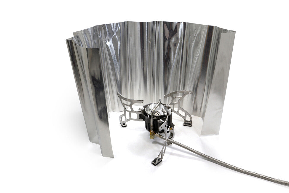 Origin Outdoors parbriz din aluminiu rulabil 24 cm înălțime