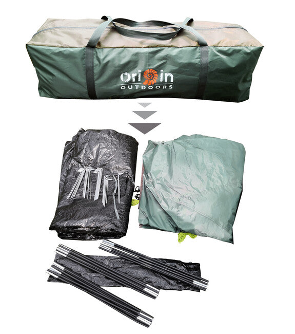 Origin Outdoors Hyggelig cort 3 persoane