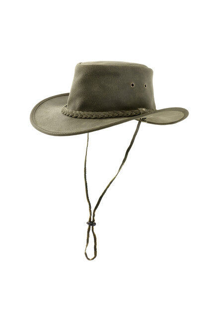Origin Outdoors Pincher pălărie din piele, oliv