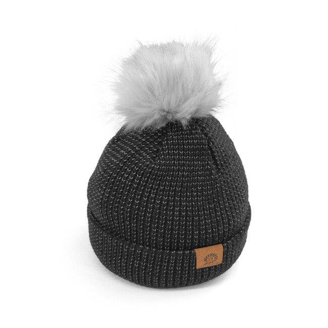 Origin Outdoors Reflective căciulă cu pompon, neagră