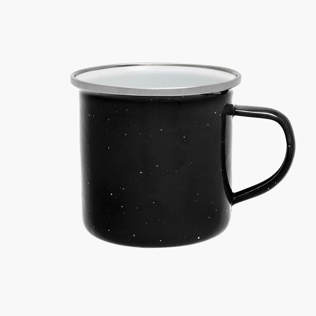 Origin Outdoors pahar smălțuit, negru, 360 ml