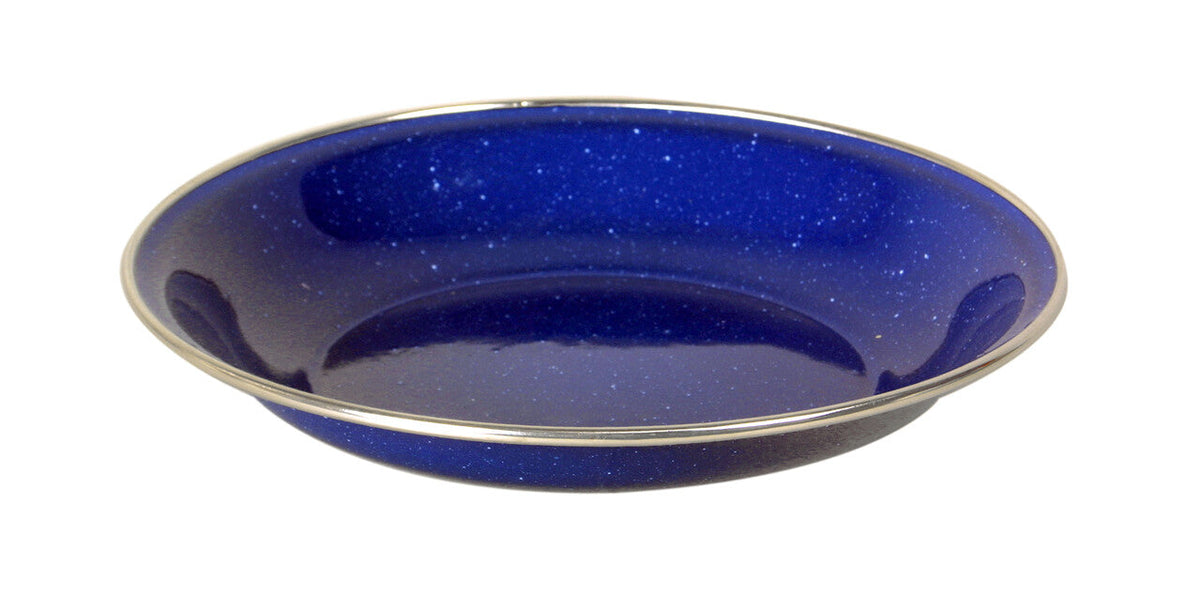 Origin Outdoors farfurie smălțuită 20 cm adâncă, albastră
