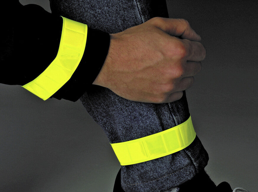 Origin Outdoors bandă velcro luminiscență, galbenă, 1 pereche