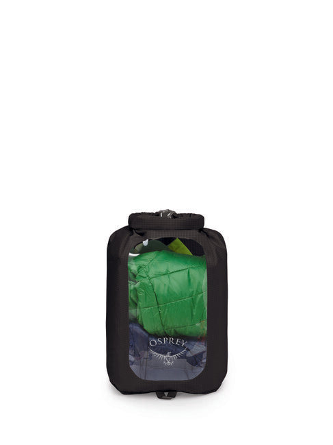 OSPREY DRY SACK 12 sac impermeabil W/WINDOW, negru