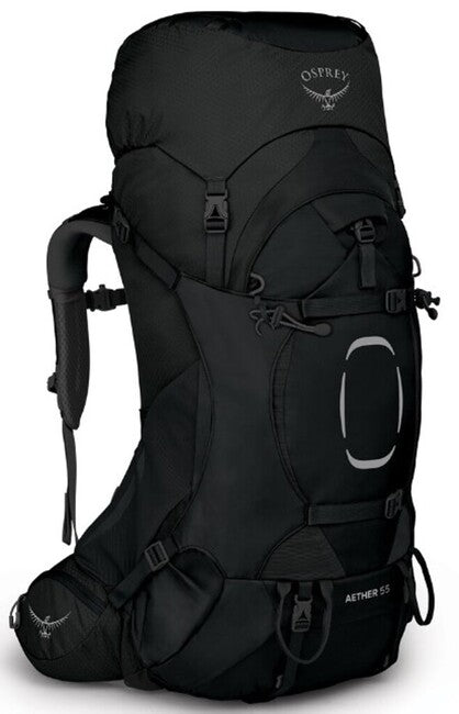OSPREY AETHER 55 II rucsac de trekking, negru