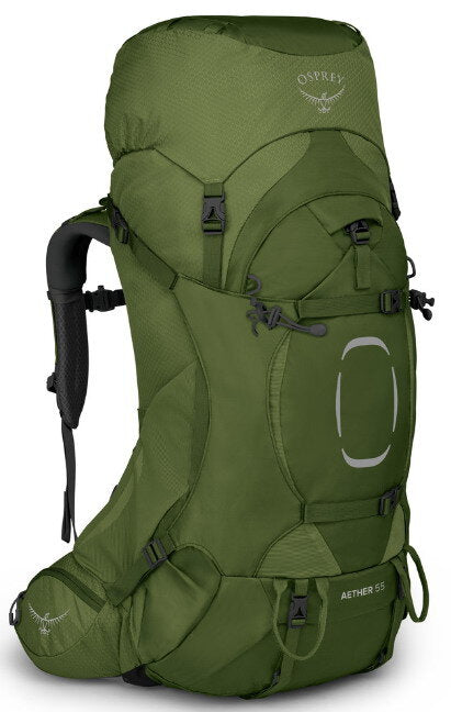 OSPREY AETHER 55 II rucsac de trekking, garlic mustard green