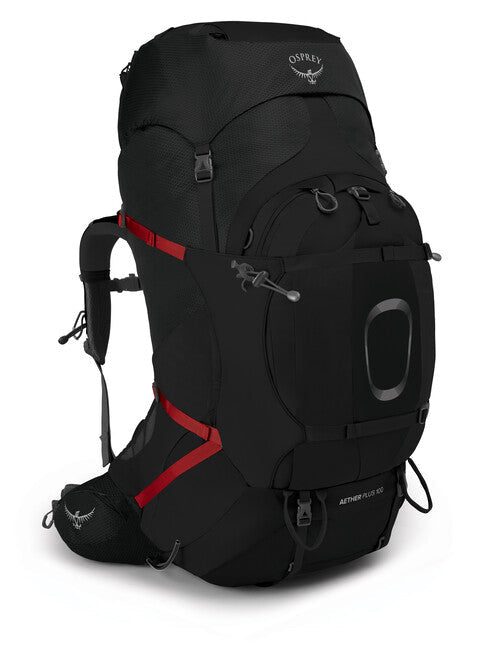 OSPREY AETHER PLUS 100 rucsac de trekking, negru