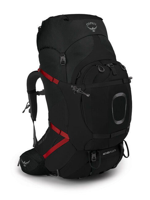 OSPREY AETHER PLUS 85 rucsac de trekking, negru