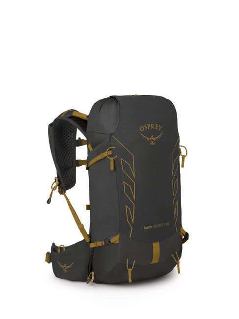OSPREY TALON VELOCITY 20 rucsac de trekking, dark charcoal/tumbleweed yellow