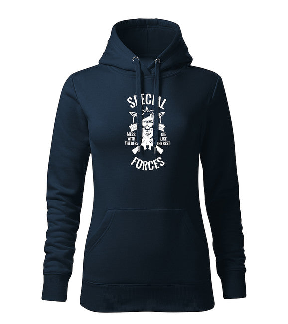 DRAGOWA hanorac cu glugă pentru femei special forces 320 g/m², bleumarin