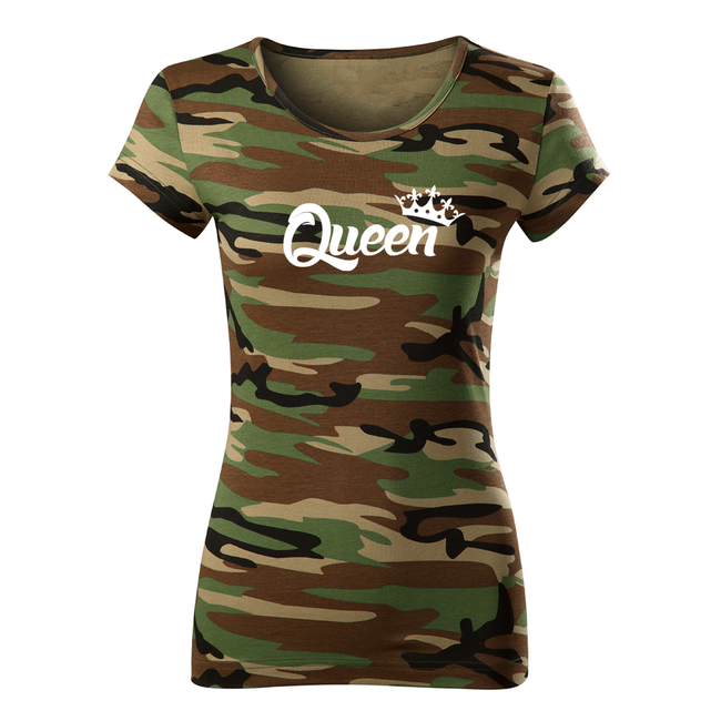 DRAGOWA tricou pentru femei queen 150 g/m², de camuflaj