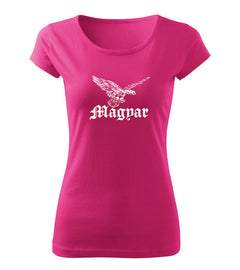 DRAGOWA tricou de damă pasărea Turul 150 g/m², roz