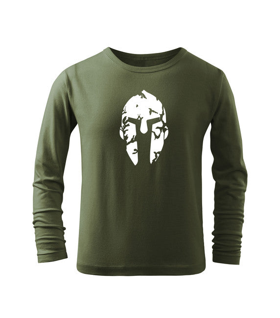 DRAGOWA Spartan tricou lung pentru copii, oliv