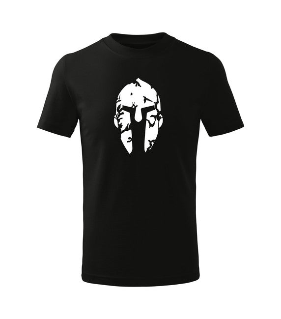 DRAGOWA Spartan tricou scurt pentru copii, negru