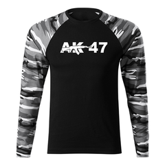 DRAGOWA Fit-T tricou cu mânecă lungă AK-47 160 g/m², metro