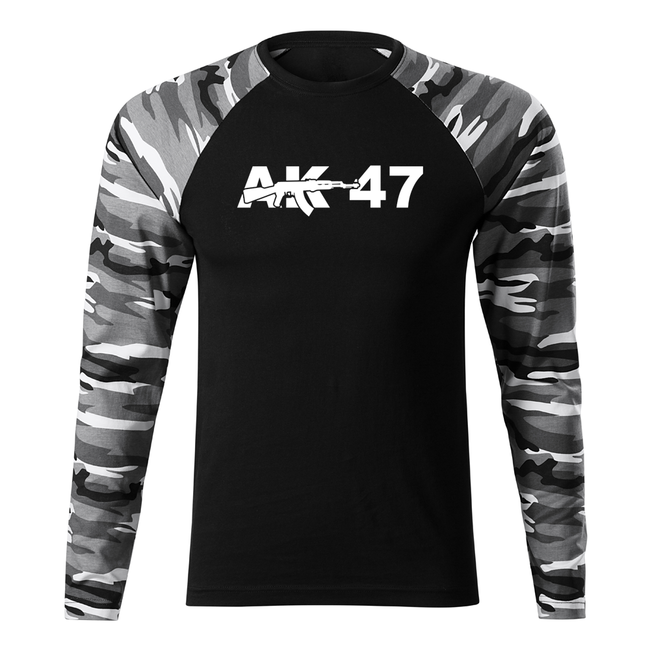 DRAGOWA Fit-T tricou cu mânecă lungă AK-47 160 g/m², metro