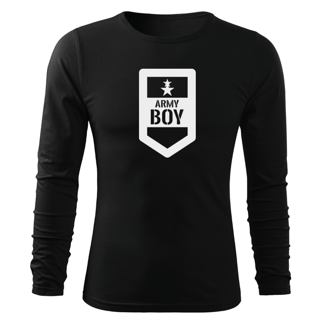 DRAGOWA Fit-T tricou cu mânecă lungă, army boy