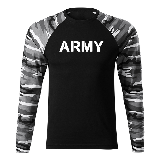 DRAGOWA Fit-T tricou cu mânecă lungă, army