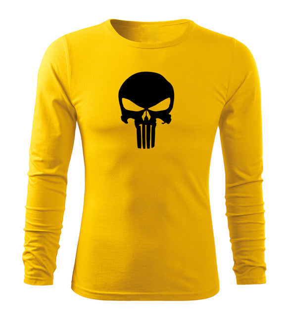 DRAGOWA Fit-T tricou cu mânecă lungă punisher 160 g/m², galben