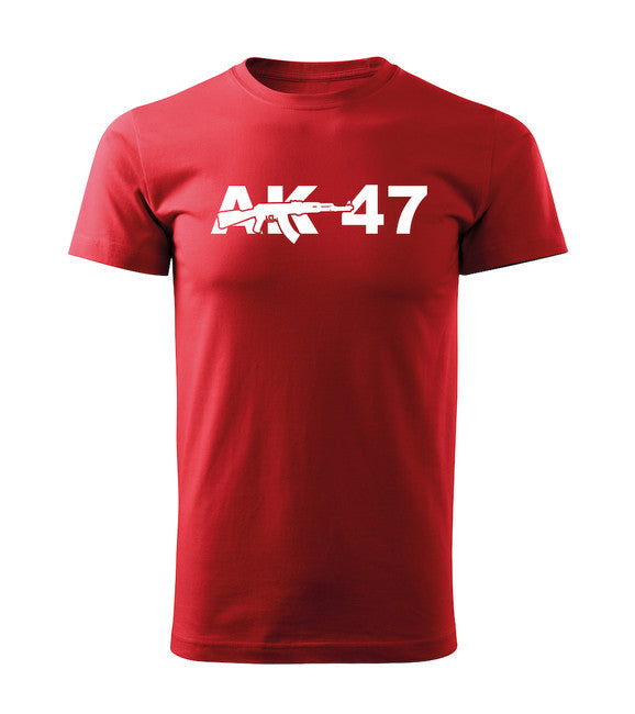 DRAGOWA AK-47 tricou scurt 160 g/m², roșu