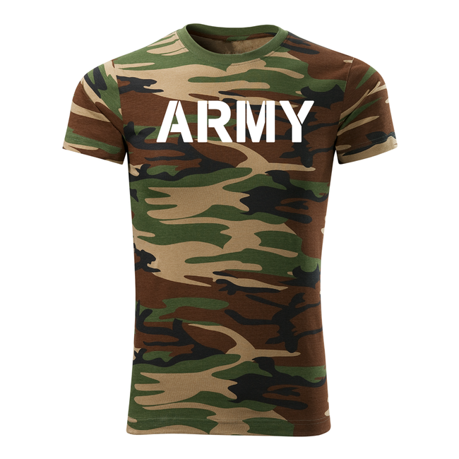 DRAGOWA army tricou scurt 160 g/m², de camuflaj