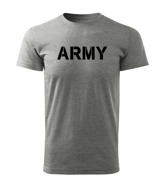 DRAGOWA tricou cu mânecă scurtă army 160 g/m², gri