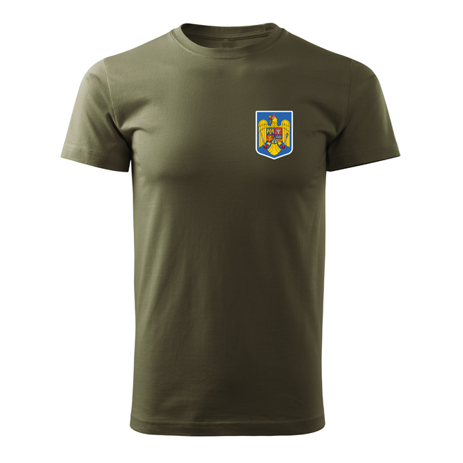 DRAGOWA Tricou scurt mic stemă română, colorat