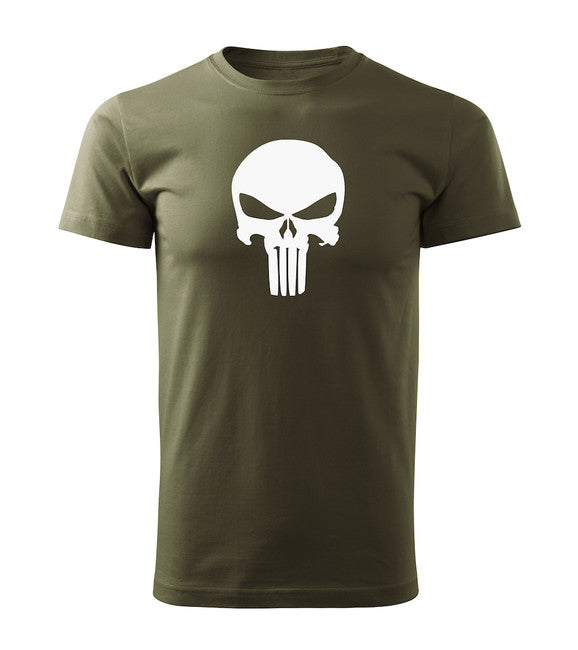 DRAGOWA Punisher tricou scurt 160 g/m², oliv