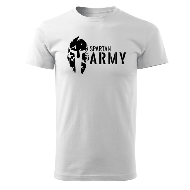 DRAGOWA Spartan army tricou scurt 160g/m2, alb