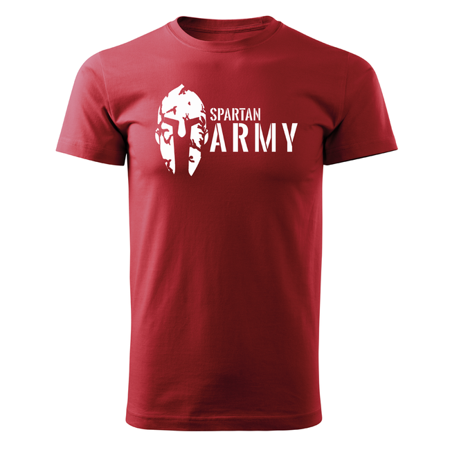 DRAGOWA Spartan Army tricou 160g/m2, roșu