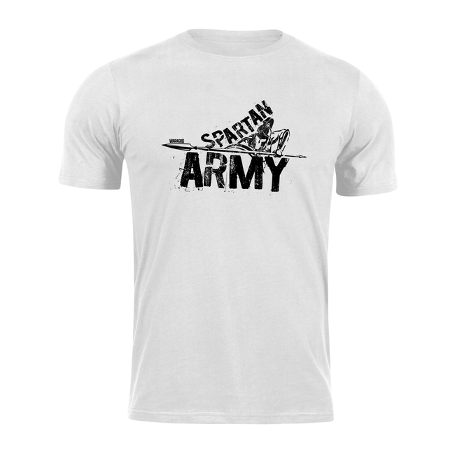 DRAGOWA spartan army tricou scurt Nabis 160 g/m², alb