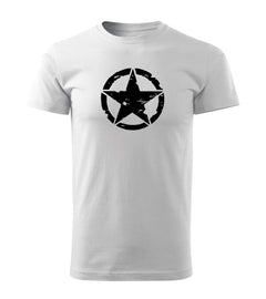 DRAGOWA tricou cu mânecă scurtă star 160 g/m², alb
