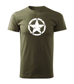 DRAGOWA tricou cu mânecă scurtă star 160 g/m², verde oliv