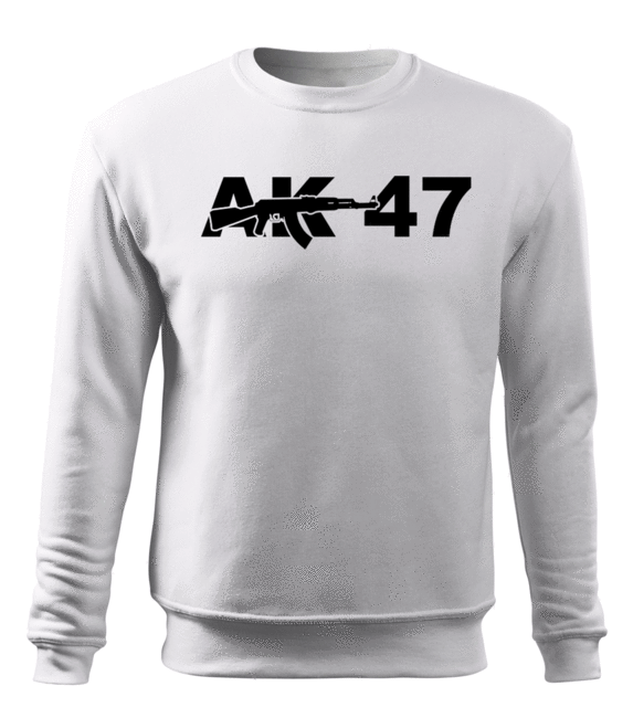DRAGOWA AK-47 hanorac pentru bărbați 300 g/m², alb