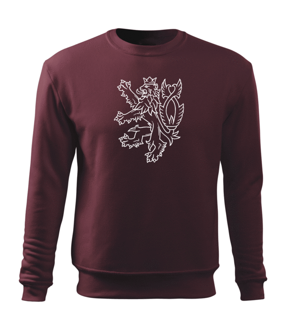 DRAGOWA hanorac pentru bărbați leu ceh 300 g/m², bordo