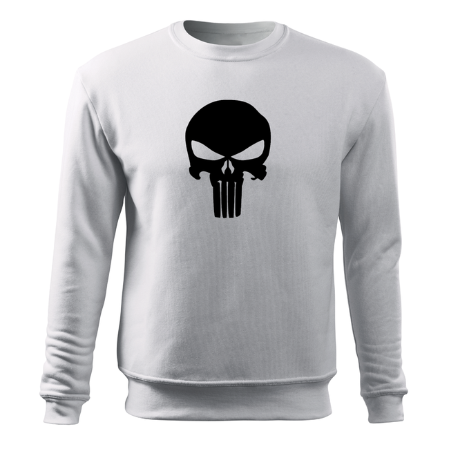 DRAGOWA hanorac bărbătesc Punisher 300 g/m², alb