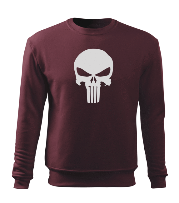 DRAGOWA hanorac bărbătesc Punisher 300 g/m², bordo