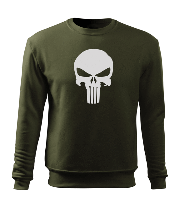 DRAGOWA Hanorac Punisher pentru bărbați 300 g/m², oliv