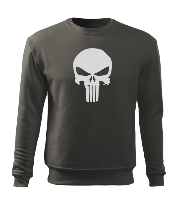 DRAGOWA hanorac bărbătesc Punisher 300 g/m², gri