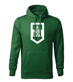 DRAGOWA hanorac bărbătesc cu glugă army boy 320 g/m², verde
