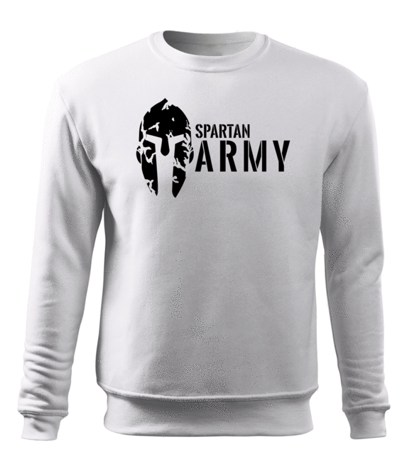 DRAGOWA hanorac bărbătesc Spartan army 300 g/m², alb