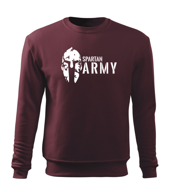 DRAGOWA Spartan Army hanorac pentru bărbați 300 g/m², bordo