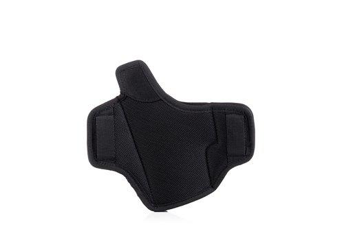 Falco Mayer OWB toc deschis din nailon pancake pentru curea compatibil cu pistolul Glock 19, negru, drept