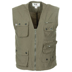 Fox Outdoor vestă cu microfibră, OD green